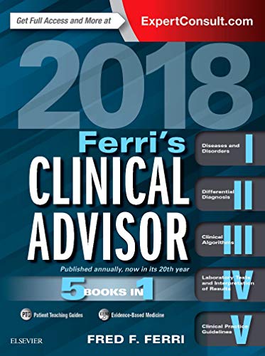 Book Cover Ferri's Clinical Advisor 2018: 5 Books in 1 (Ferri's Medical Solutions)