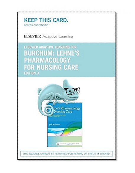 Elsevier Adaptive Learning for Lehne's Pharmacology for Nursing Care (Access Card), 8th edition