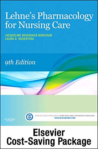 Book Cover Lehne's Pharmacology for Nursing Care - Text and Elsevier Adaptive Learning Package