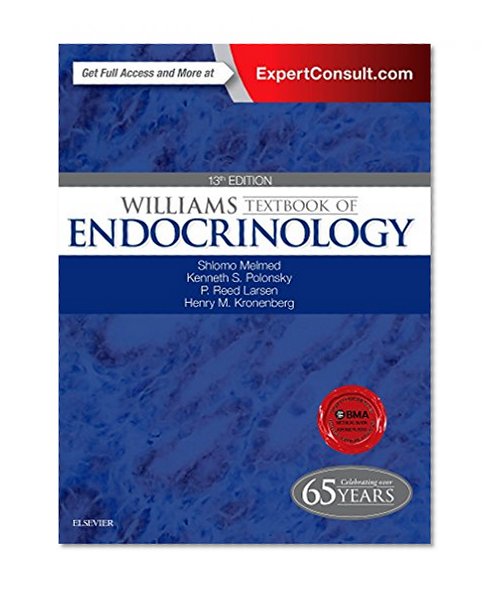Book Cover Williams Textbook of Endocrinology, 13e