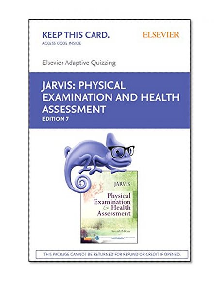 Elsevier Adaptive Quizzing for Jarvis Physical Examination and Health Assessment (Retail Access Card), 7e