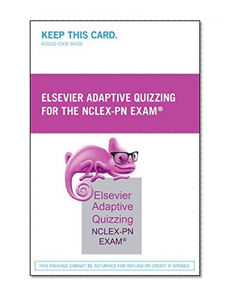 Elsevier Adaptive Quizzing for the NCLEX-PN Exam (Retail Access Card), 1e