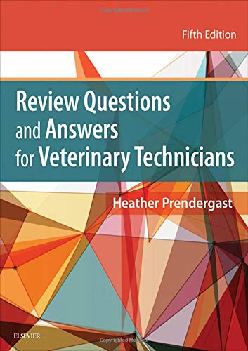 Book Cover Review Questions and Answers for Veterinary Technicians