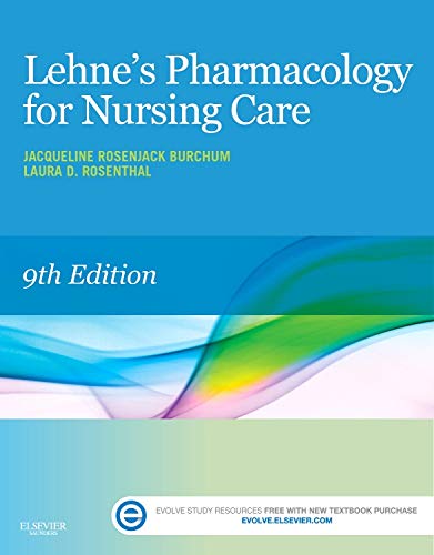 Book Cover Lehne's Pharmacology for Nursing Care