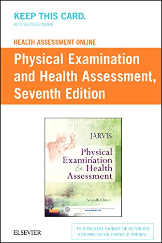 Book Cover Health Assessment Online for Physical Examination and Health Assessment, Version 4 (Access Code), 7e