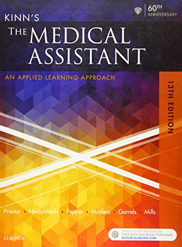 Book Cover Kinn's The Medical Assistant: An Applied Learning Approach