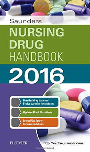 Book Cover Saunders Nursing Drug Handbook 2016