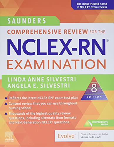 Book Cover Saunders Comprehensive Review for the NCLEX-RNÂ® Examination, 8e