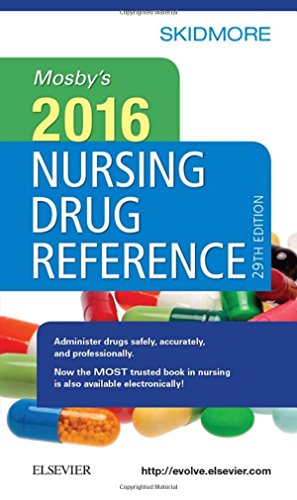 Book Cover Mosby's 2016 Nursing Drug Reference, 29e (SKIDMORE NURSING DRUG REFERENCE)