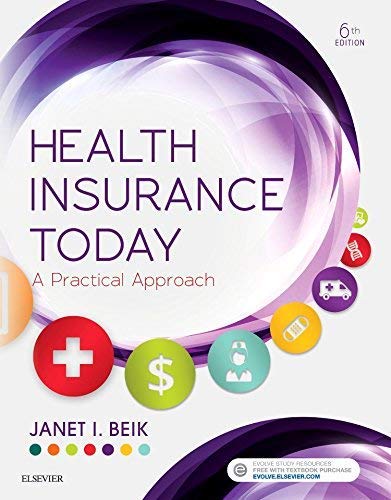 Book Cover Health Insurance Today: A Practical Approach, 6e