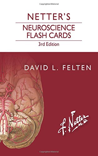 Book Cover Netter's Neuroscience Flash Cards, 3e (Netter Basic Science)