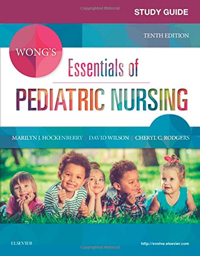 Book Cover Study Guide for Wong's Essentials of Pediatric Nursing