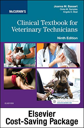 Book Cover McCurnin's Clinical Textbook for Veterinary Technicians - Textbook and Workbook Package