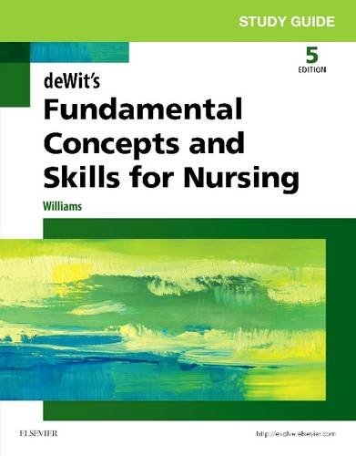 Book Cover Study Guide for deWit's Fundamental Concepts and Skills for Nursing