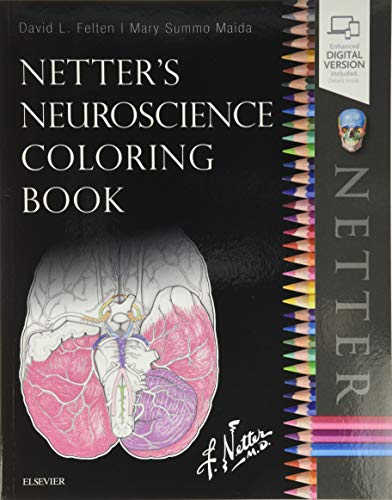 Book Cover Netter's Neuroscience Coloring Book