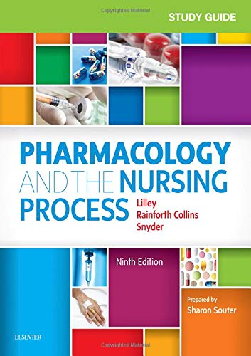 Book Cover Study Guide for Pharmacology and the Nursing Process