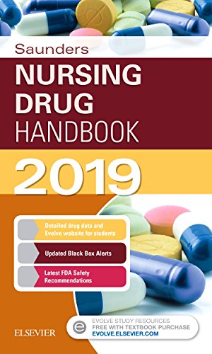 Book Cover Saunders Nursing Drug Handbook 2019