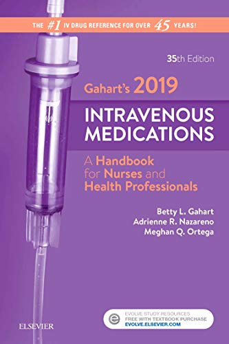 Book Cover Gahart's 2019 Intravenous Medications: A Handbook for Nurses and Health Professionals