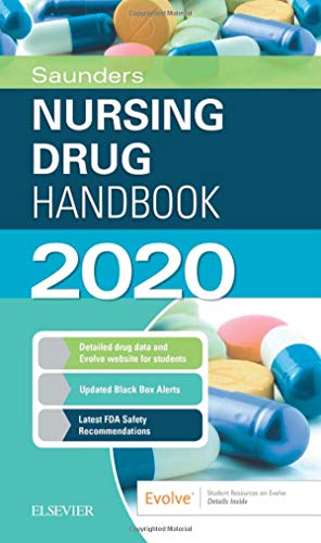 Book Cover Saunders Nursing Drug Handbook 2020