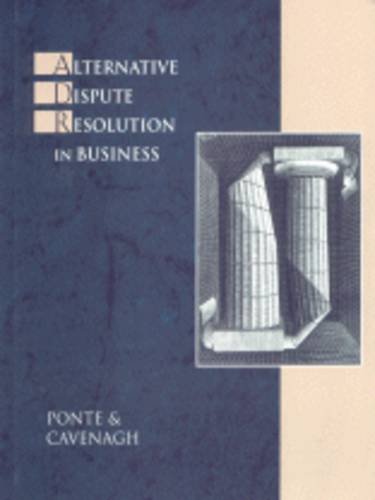 Book Cover Alternative Dispute Resolution in Business