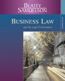 Business Law and the Legal Environment, Standard Edition (Available Titles CengageNOW)
