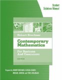 Student Solutions Manual for Brechner's Contemporary Mathematics for Business and Consumers, 4th
