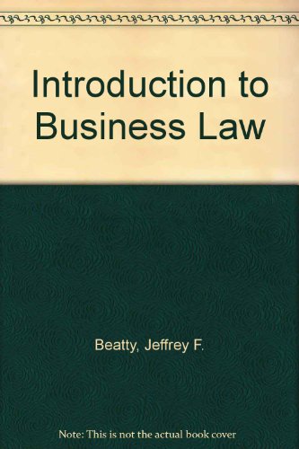 Introduction to Business Law, Preliminary Edition
