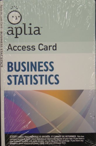Aplia Access Card T/a Essentials of Statistics for Business & Economics