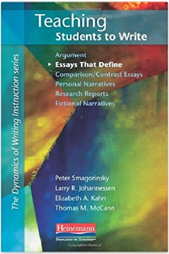 Teaching Students to Write Essays That Define (The Dynamics of Writing Instruction)
