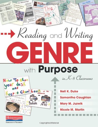 Book Cover Reading and Writing Genre with Purpose in K-8 Classrooms