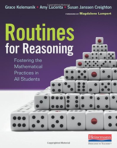 Book Cover Routines for Reasoning: Fostering the Mathematical Practices in All Students