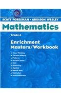 SCOTT FORESMAN MATH 2004 ENRICHMENT MASTERS/WORKBOOK GRADE 4