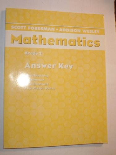 Scott Foresman Addison Wesley Mathematics Grade 2 Answer Key