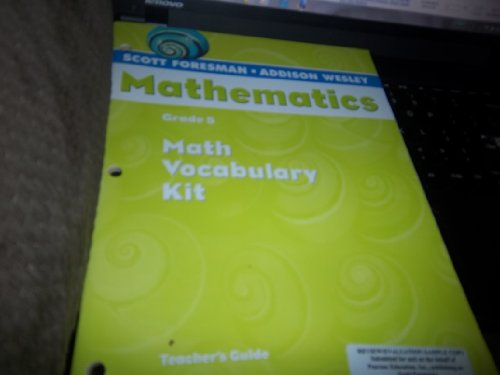 Scott Foresman Addison Wesley Mathematics Grade 5 Math Vocabulary Kit Teacher's Guide