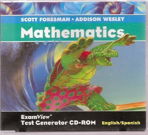 SCOTT FORESMAN ADDISON WESLEY MATH 2004 EXAMVIEW TEST GENERATOR CD-ROM  GRADE 4