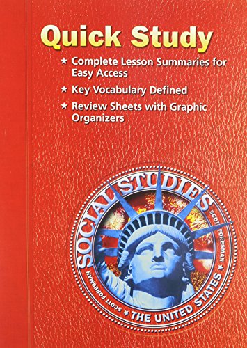 Social Studies 2005 Quick Study Grade 5 the United States