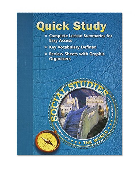 SOCIAL STUDIES 2005 QUICK STUDY GRADE 6