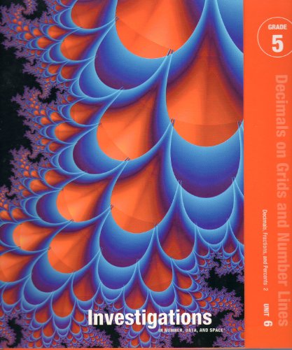 Decimals on Grids and Number Lines: Decimals, Fractions, and Percents 2, Grade 5, Unit 6, Teacher's Edition