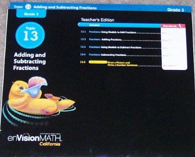 Teacher's Edition Grade 3 Topic 13 (Envision Math, California)