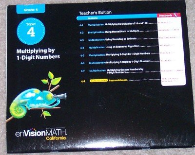 Teacher's Edition Grade 4 Topic 4 (Envision Math, California)