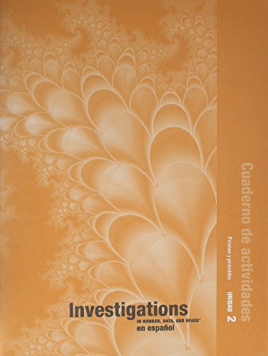 INVESTIGATIONS 2008 SPANISH STUDENT ACTIVITY BOOK GRADE 5 BOOK 2