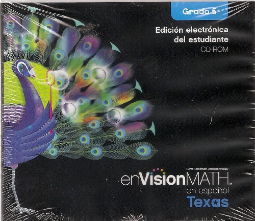 enVision Math Texas in Spanish (Edicion electronica del estudiante, Grado 5)