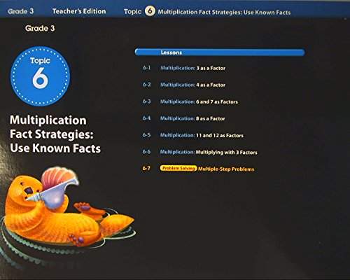 enVision Math: Grade 3, Teacher's Edition, Topic 6, Multiplication Fact Strategies: Use Known Facts
