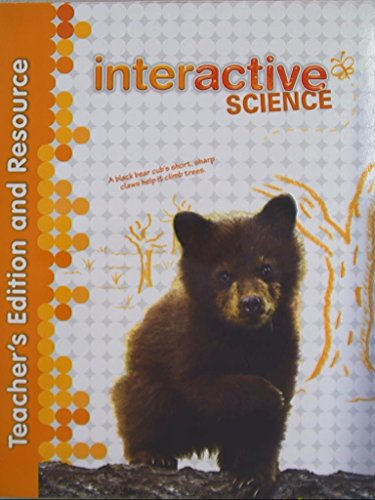 Book Cover Interactive Science, Grade 1, Teacher's Edition and Resource
