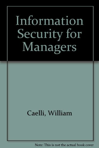 Information Security for Managers
