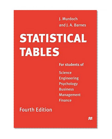 Statistical Tables