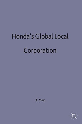 Honda's Global Local Corporation