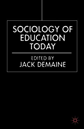 Sociology of Education Today