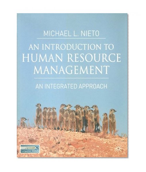 Book Cover An Introduction to Human Resource Management: An Integrated Approach