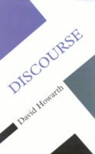 Discourse (Concepts in the Social Sciences)